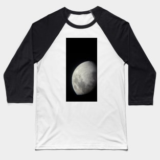 Gibbous Moon Baseball T-Shirt